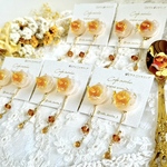 販売開始💛 2way＊ハニーレモンティー ピアス/サージカルステンレス