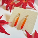 【燃え上がる炎】　ピアス　イヤリング