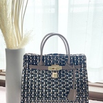 ラメルヘンテープのカゴバーキン ゴールド×ブロンズ