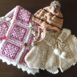 【フリマ】⑮ベビー（1～2歳）冬のお出かけ3点セット：女の子用