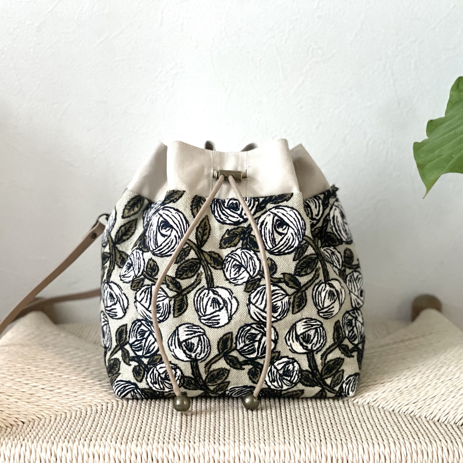 ミナペルホネン▫︎ハンドメイド▫︎マール巾着バッグ