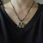 象のアジアンネックレス