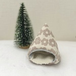 ハムスターのあったかテント⛺北欧風花柄　ベージュ系