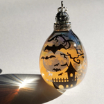 雲レジン☆HELLOWEEN10☆空たまご☆オススメ紐ペンダント