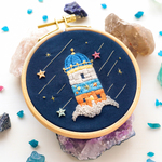刺繍キット 星降る夜の街より「星降る天文台」《空想街雑貨店》
