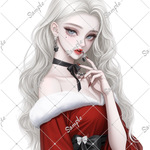 ℳ. xoxoshop オリジナル人物ステッカー クリスマス12月15日まで