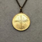 麦の穂の十字架　バチカンのコインネックレス