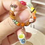 ミニチュア お寿司のブローチ・お茶🍵付き