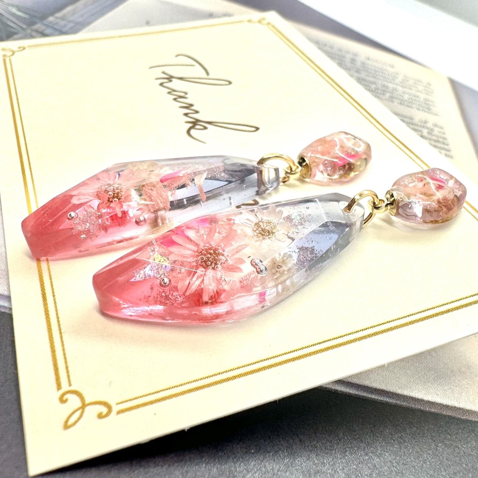 ayaka_Love_animation様　7点おまとめ　本物のお花のピアス 大人気♡明日花キララ様着用💕parl flower piece 18k - mignonne