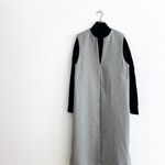 即納品123cm丈★ロング丈のストレッチスキッパージャンパースカート