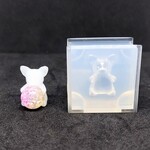 「球持ちチワワ（ビーズ12㎜）」シリコンモールド