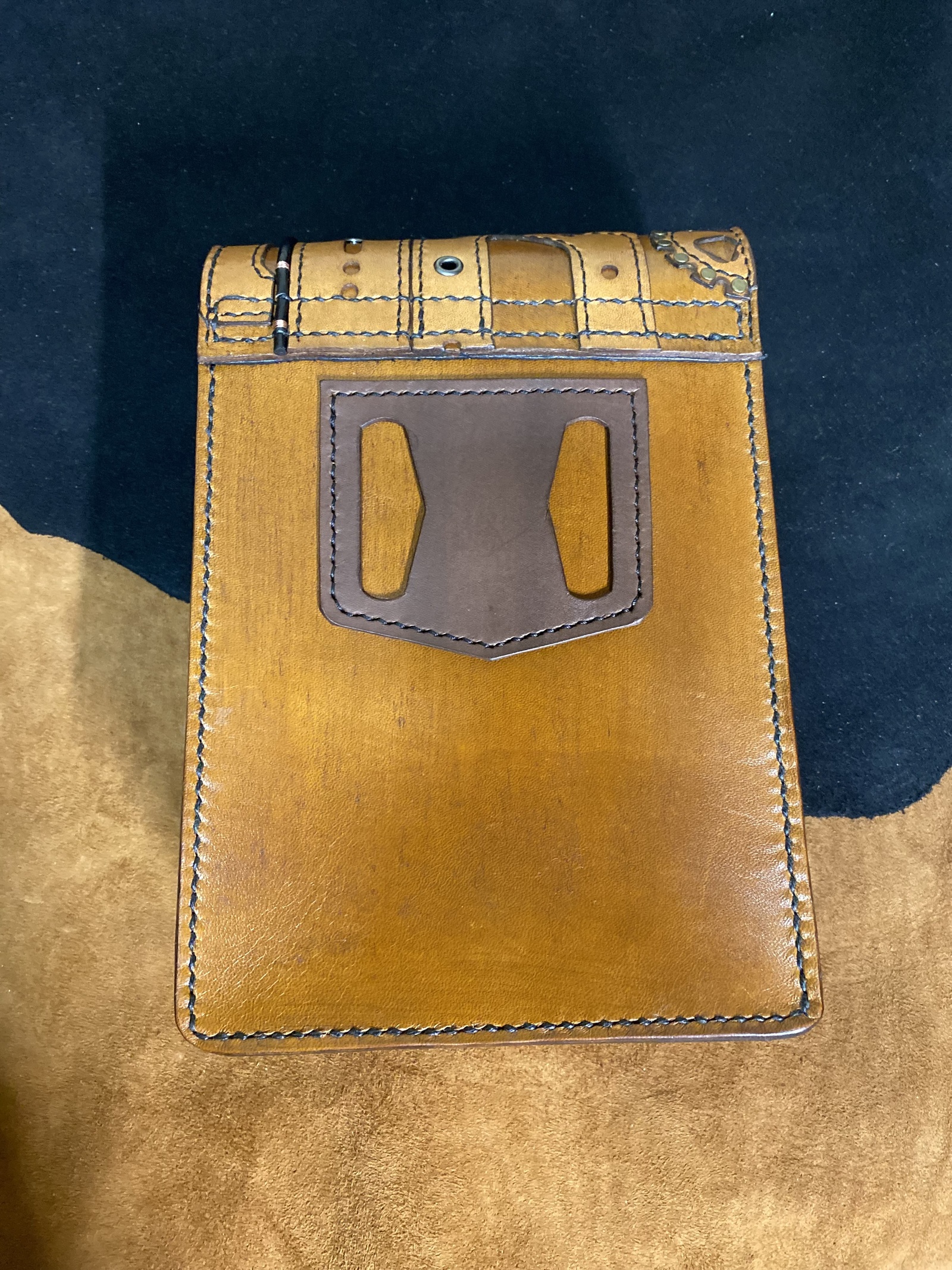 スチームパンク風ベルトポーチ - Leather works Machina | minne byGMO