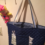２様ご予約10cats are busy on sunday morning　denim tote