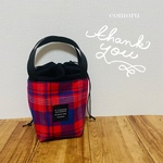 秋冬にぴったり🍁通園通学にも♪【スープジャーケース　スープジャーポーチ　お弁当バッグ　保冷保温】秋冬チェック