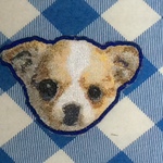 わんちゃん、ねこちゃんの刺繍ワッペン【レディﾒｲﾄﾞ】