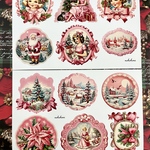 nohohons クリスマスステッカー pink
