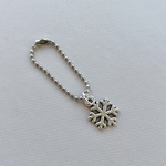 ☆オビツ11 ねんどろいどどーる　シルバー　雪の結晶チャームのネックレス☆