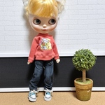 トレーナーとデニムセット　ブライスピュアニーモs