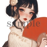 オリジナル人物ステッカー♡No.R1320