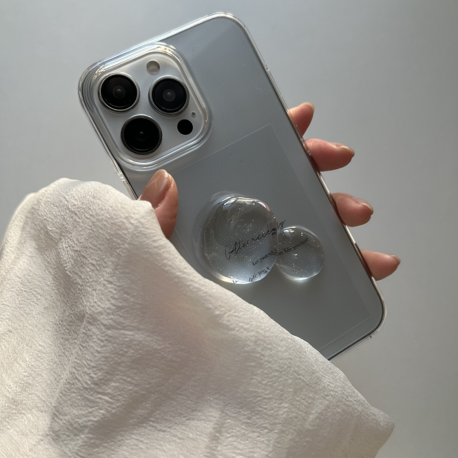  clear marble【iPhone全機種対応】【ショルダーケース】iPhone14iPhone15iPhone13iPhone16