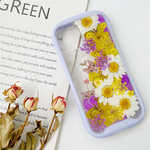 紫陽花iFace風押し花スマホケース、iPhoneのみ対応、手帳型、iPhone16、iPhone16Pro、iPhone16plus、iPhone14、iPhone16、iPhone15Pro