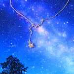 。*:゜☆ 北極星 北斗七星 惑星 宇宙 星空 。*:゜☆ universe milky way stars planets ミニチュア  ネックレス キラキラ 星 魔法少女