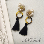 べっ甲フリンジピアス/イヤリング