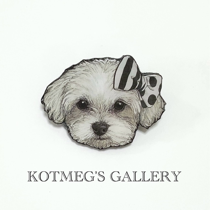 オリジナル トイプードル 手描き ジュートバッグ 犬 バッグ 鞄