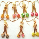 【SALE!!】爽 や か ﾌ ﾙ ｰ ﾂ  ｼﾞ ｭ ﾚ ☆ 甘 い ｹ ｰ ｷ ☆ ﾜﾝｽﾌﾟｰﾝ乗せ｡ピアス＆イヤリング。