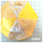 たんぽぽ色のベビー帽子44cm【outlet】チューリップハット