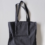 【Daily 2way tote bag】チャコールグレーチェック