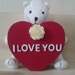 ❤ オブジェ　 I LOVE YOU