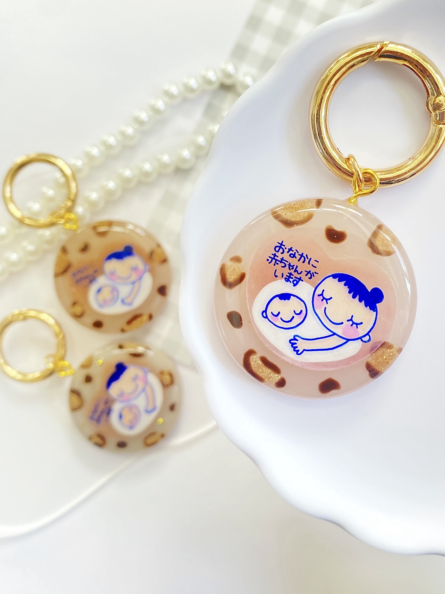 ヒョウ柄マタニティマーク - niko-niko-m | minne byGMOペパボ 国内