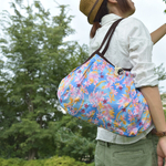 【送料無料】ハワイアングラニーバッグ Mサイズ 花柄 × ドット柄 No.30  【SALE】【セール】【 35%OFF】