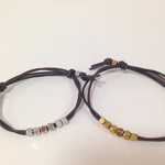 新作＊秋冬collection＊牛革メタルbracelet＊1本500円