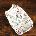 ピックアップSALE☆犬服　パリ　タンクトップ　ハンドメイド