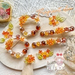 【𝗛𝗮𝗶𝗿】𝗙𝗿𝗮𝗴𝗿𝗮𝗻𝘁 𝗼𝗹𝗶𝘃𝗲 ~金木犀~🧡💛🌿 秋香る大人可愛いヘアクリップ🍂 /秋冬