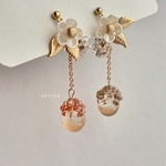 NEW🍂受注製作🍂可愛いどんぐりのアクセサリー①(ピアスorイヤリング)