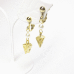 とろけるチーズのイヤリング　cheese earring