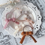 ＊ petit ruban ＊ ベルベットリボン ヘアゴム 2個セット