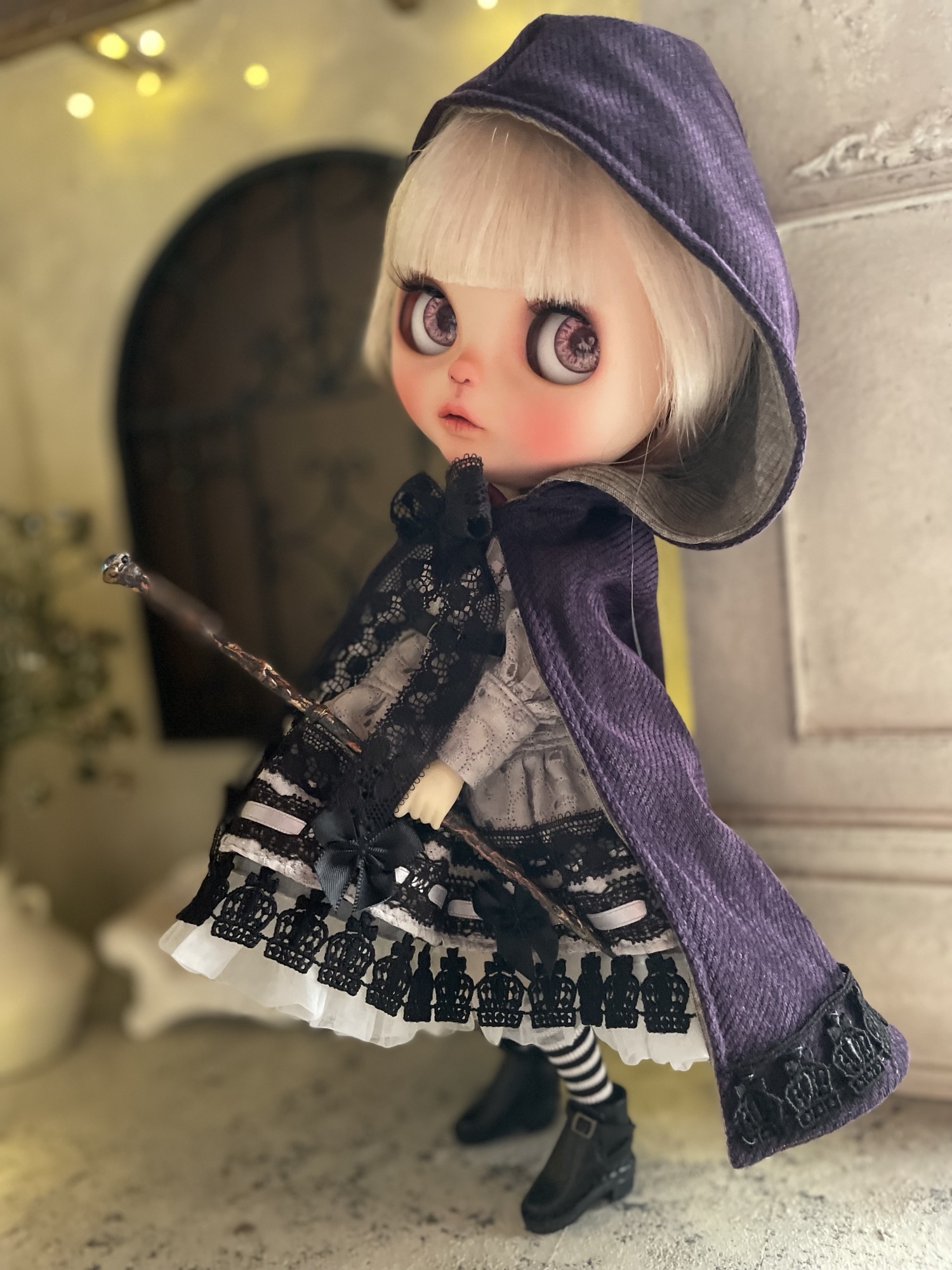 ♡ブライスアウトフィットワンピース付け襟セット