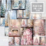 【OP68】デザインペーパー クリスマス コラージュシート 3種×10枚