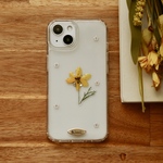マーガレットのリング付きスマホケース ピンク iPhoneSE iPhone11 iPhone11Pro アイフォン11Pro GALAXY Xperia等全機種対応