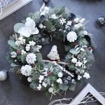 【特集掲載・お色違い】クリスマスリース⭐︎ホワイト、サンタ