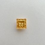 シーリングスタンプヘッド蝶の額縁　1個（ハンドルなし）