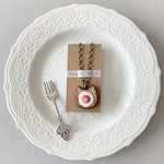 ☆　チャームパン　☆　ねこ食パンのラピュタパン ☆　アンティーク　☆　送料込み　☆　５点以上ご購入でブローチパン プレゼント　☆　ChezLilou*リル家　☆　焼きたてミニチュアパン　☆ 