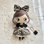 イーマリーちゃん　キラキラリボンのブラックドレス✨