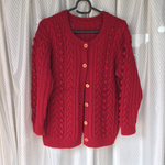 手編みカーディガン