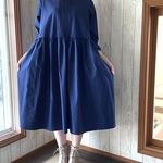 ピンタックのギャザーワンピース（試作品Ａ）