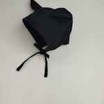 ベビーボンネット　黒猫ちゃん　６-１２ヶ月